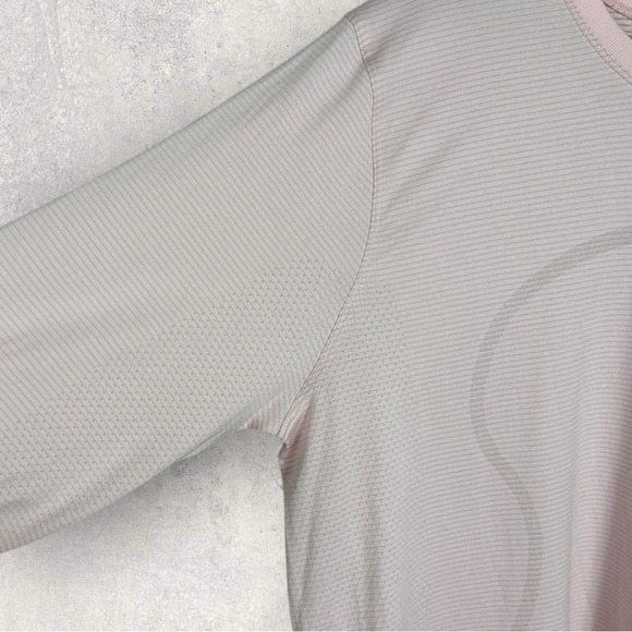 NEW Lululemon Swiftly Tech Long Sleeve Crew Neck Relaxed Fit Tee Womens 16 Pink - Picture 7 of 15